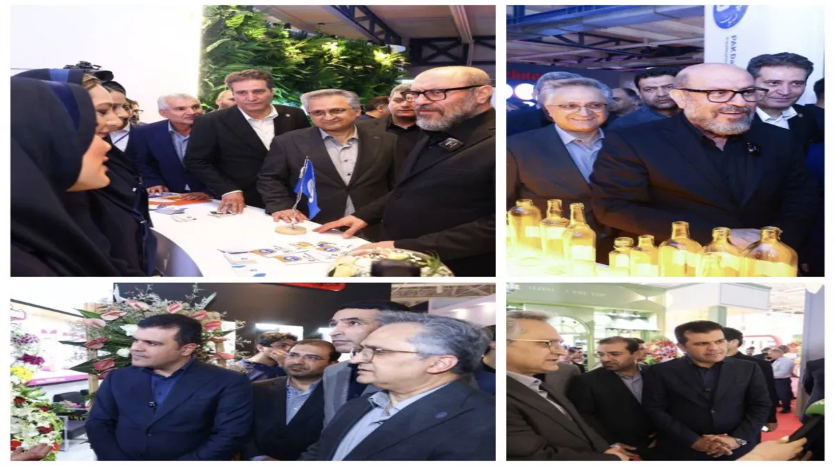 Visit of the Head of the Mostazafan Foundation and the Vice President for Science and Technology to the International Exhibition of Agricultural and Food Industries